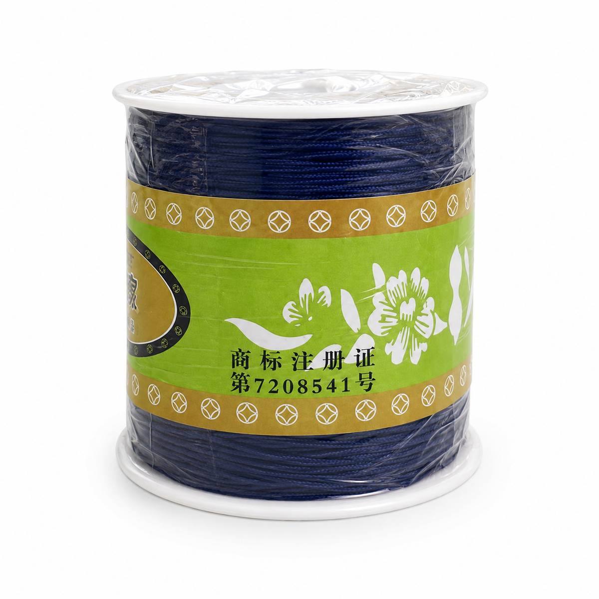 7AGAT nylon thread spool, 0.8mm x 100m, for beading, jewelry making, and DIY crafts, shown wound on a spool with thread.
