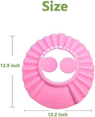 Adjustable kids' shower cap by 7AGAT with water-resistant EVA material and ear protection for safe hair washing.