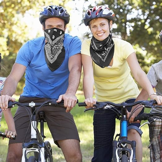 7AGAT multipurpose bandana scarf, versatile head, neck, and face cover, unisex handkerchief made from lightweight fabric.