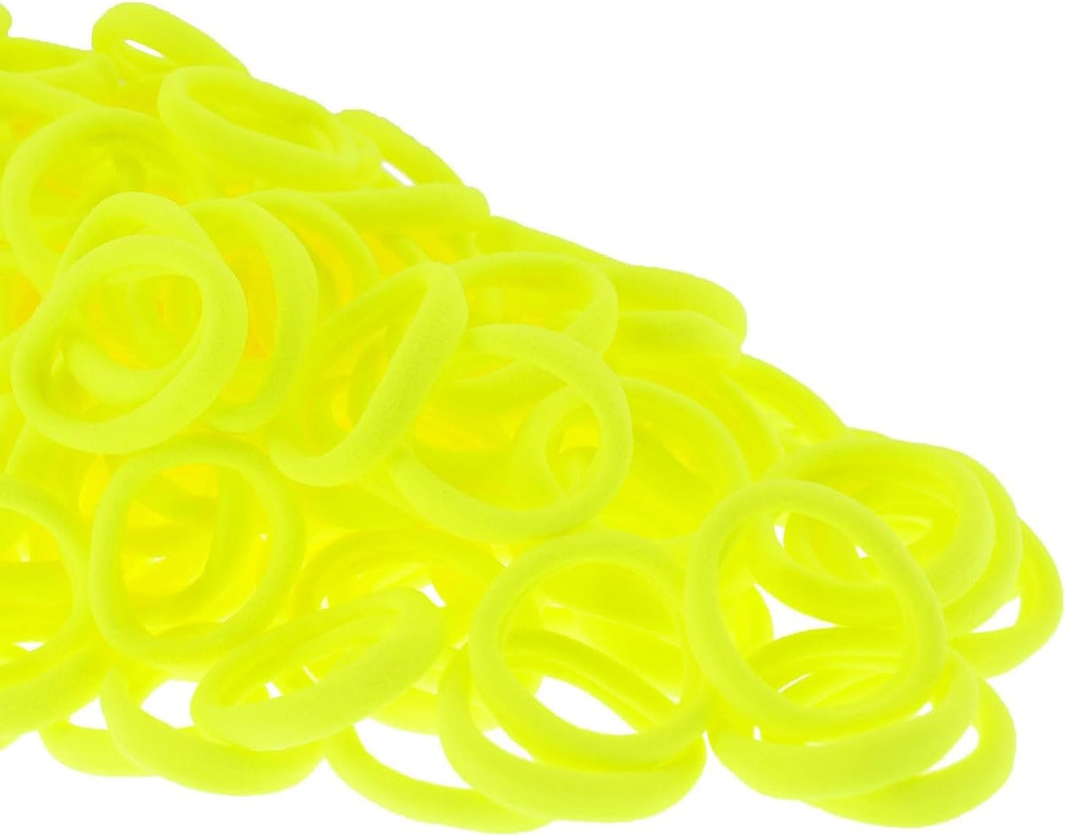 Seamless cotton elastic hair ties for women, thick ponytail holders from 7AGAT, gentle on hair and damage-free.