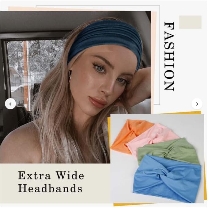 Cotton knitted women's headband with a cute knot design, 95% cotton turban style headwrap for women and girls, accessory and hair wrap.