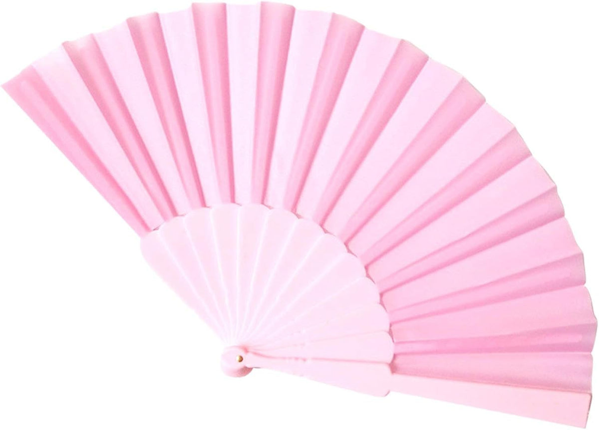 Elegant 7AGAT classic silk handheld folding fan with Chinese and Spanish design, suitable for weddings, parties, and home decor.