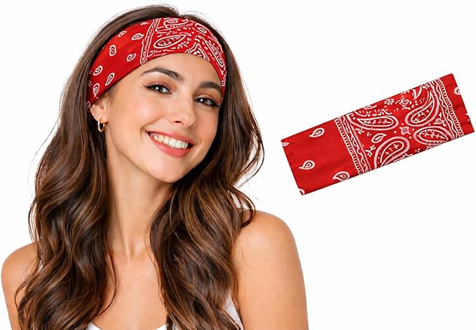 Cotton headband by 7AGAT for men and women, breathable, multipurpose sports and outdoor headband for daily wear.