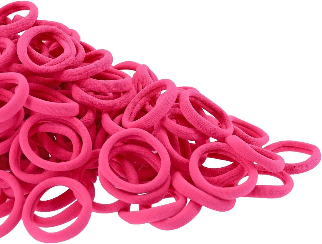 Seamless thick cotton elastic hair ties for women, 7AGAT ponytail holders, gentle on hair and suitable for thick hair.