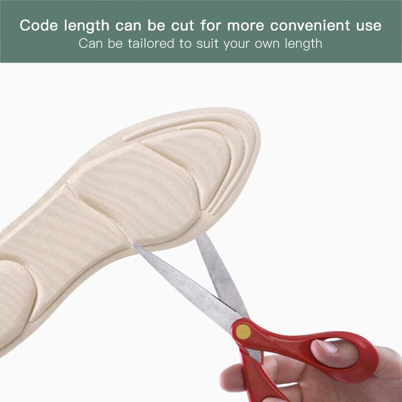Soft adhesive heel insoles by 7AGAT for added comfort and anti-slip support in footwear, designed to fit and cushion the forefoot area.