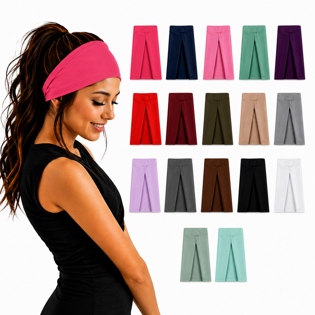 7AGAT SHOPPING cotton headbands in multiple color options for women and men