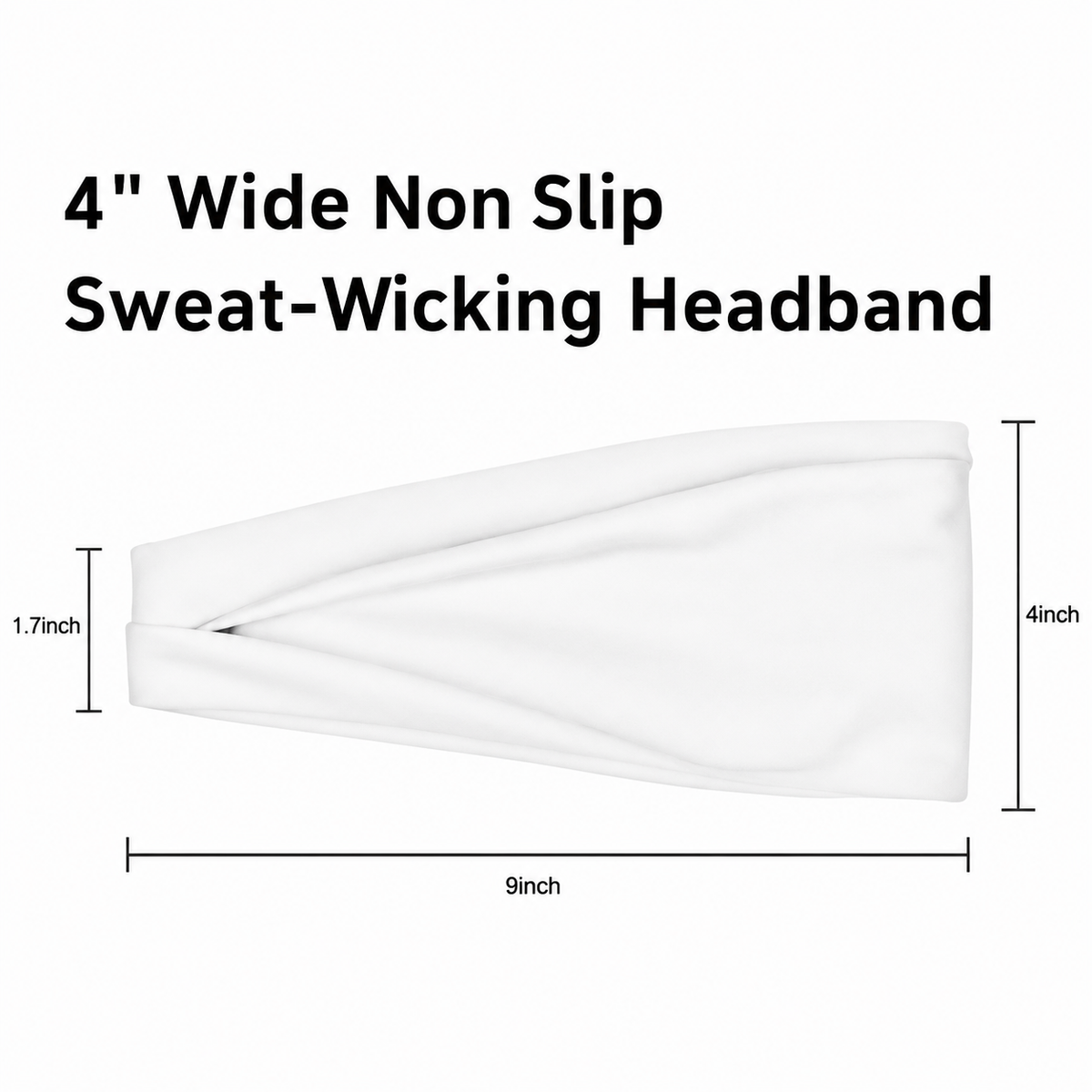 7AGAT SHOPPING wide non-slip cotton headband dimensions for women and men
