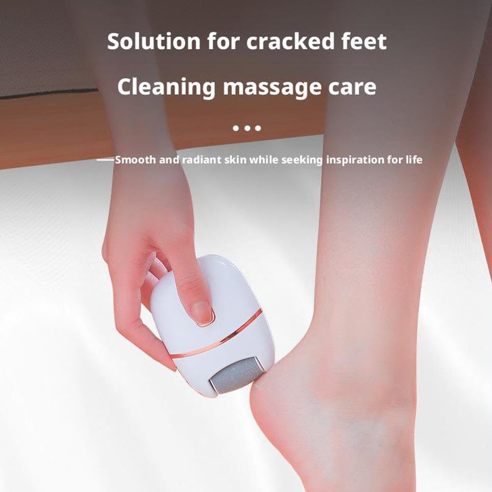 7AGAT USB rechargeable electric foot file with LED light and 2 speeds for callus removal and smooth feet.