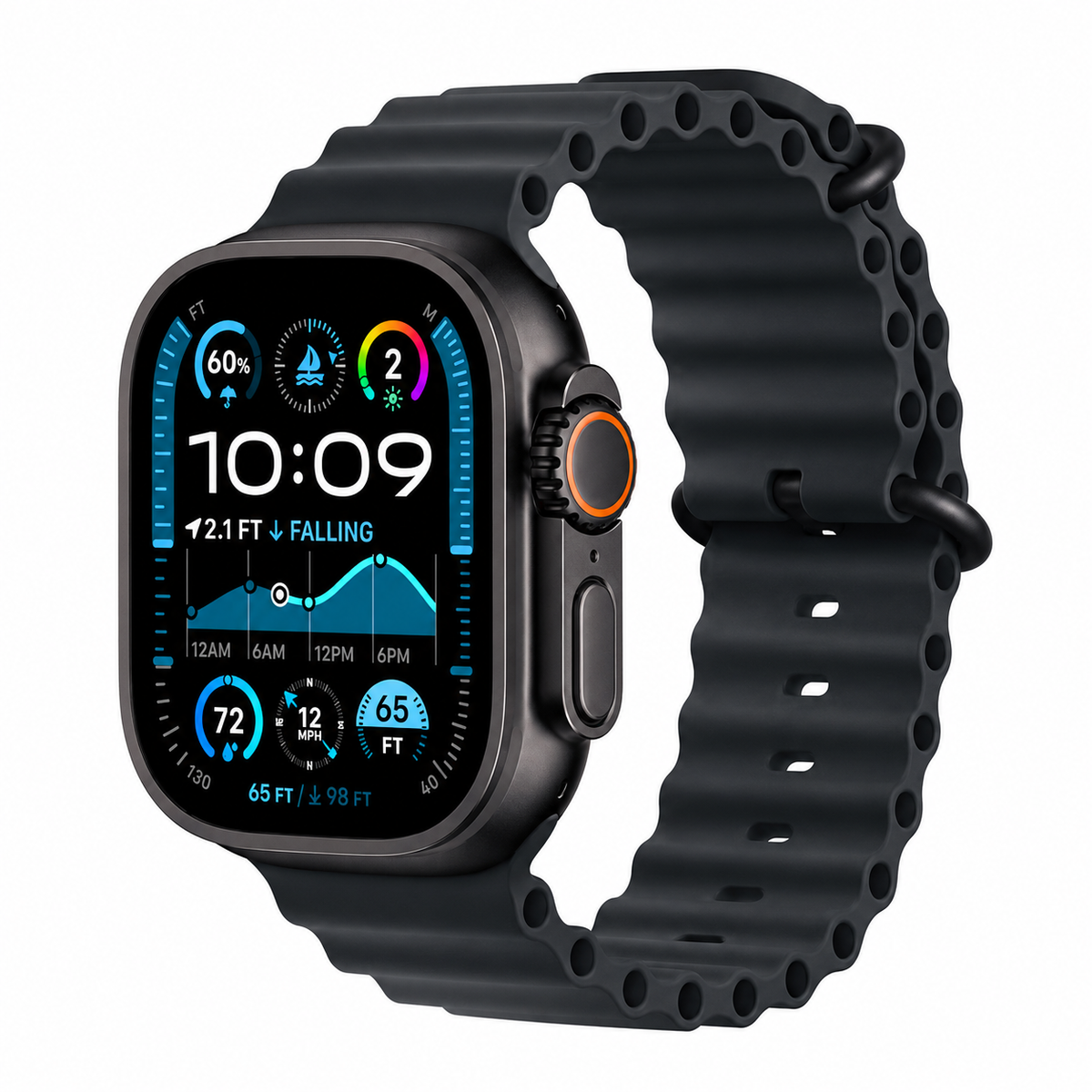 7AGAT W603 Ultra Smart Watch with 2.01-inch display, silver finish, water resistance, interchangeable bands, Bluetooth calling, and sports modes.