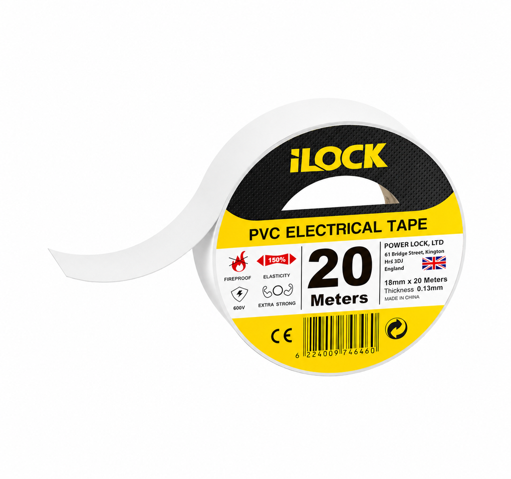 7AGAT iLOCK PVC electrical insulation tape with high flexibility, strong adhesive, and flame-retardant protection for wire and cable repairs