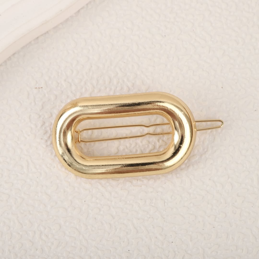 Pair of 7AGAT metal hair clip claws for women and girls, elegant hair accessories for daily wear, parties, and special occasions.