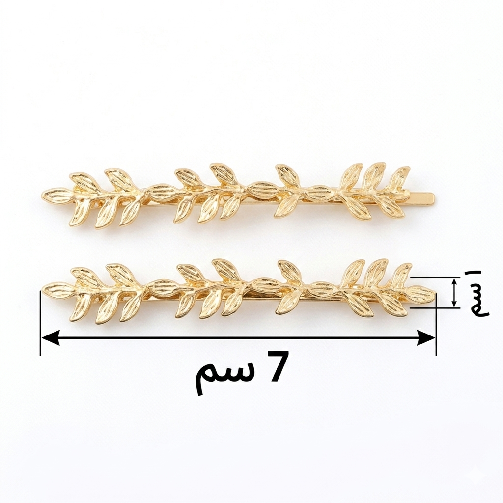 Pair of 7AGAT metal hair clip claws for women and girls, stylish hair accessories for daily wear, parties, and special occasions.