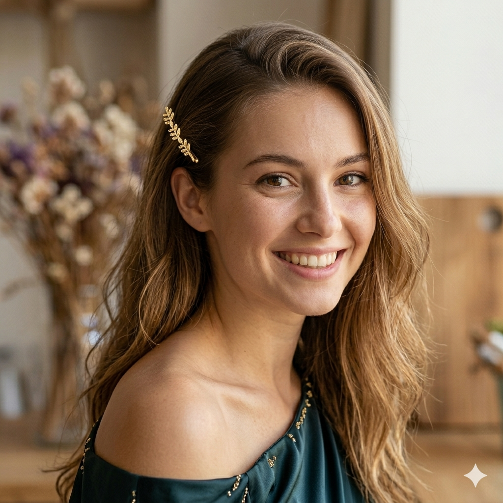 Pair of metal hair clip claws from 7AGAT, elegant hair accessories for women and girls, suitable for daily wear and special occasions.
