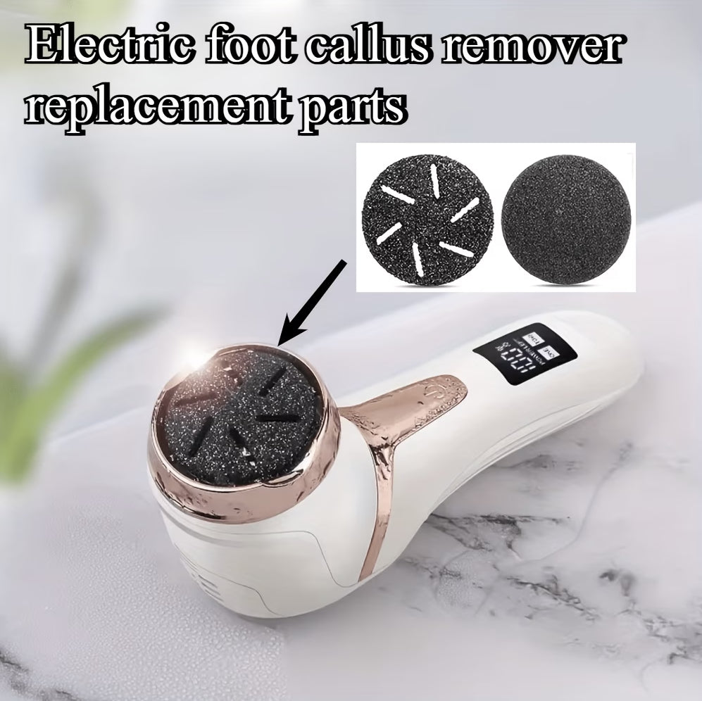 7AGAT electric foot grinder with white and silver finish, rechargeable callus remover for heels and soles, two-speed skin care tool.